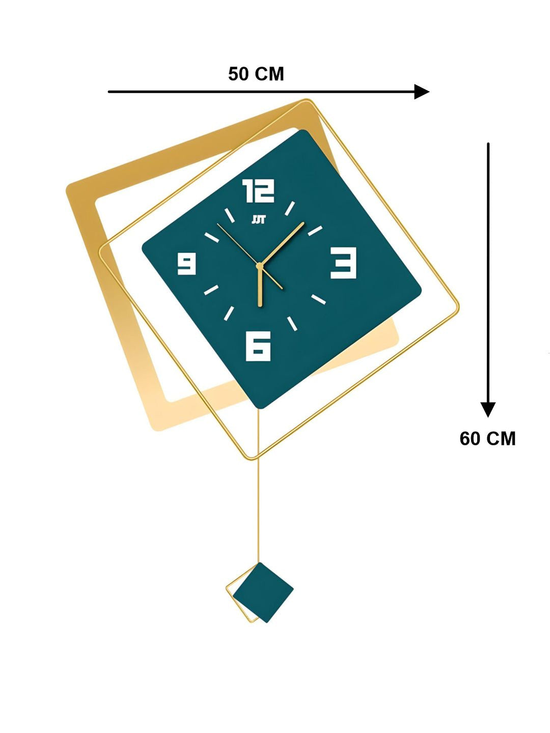 Abstract shaped wall clock