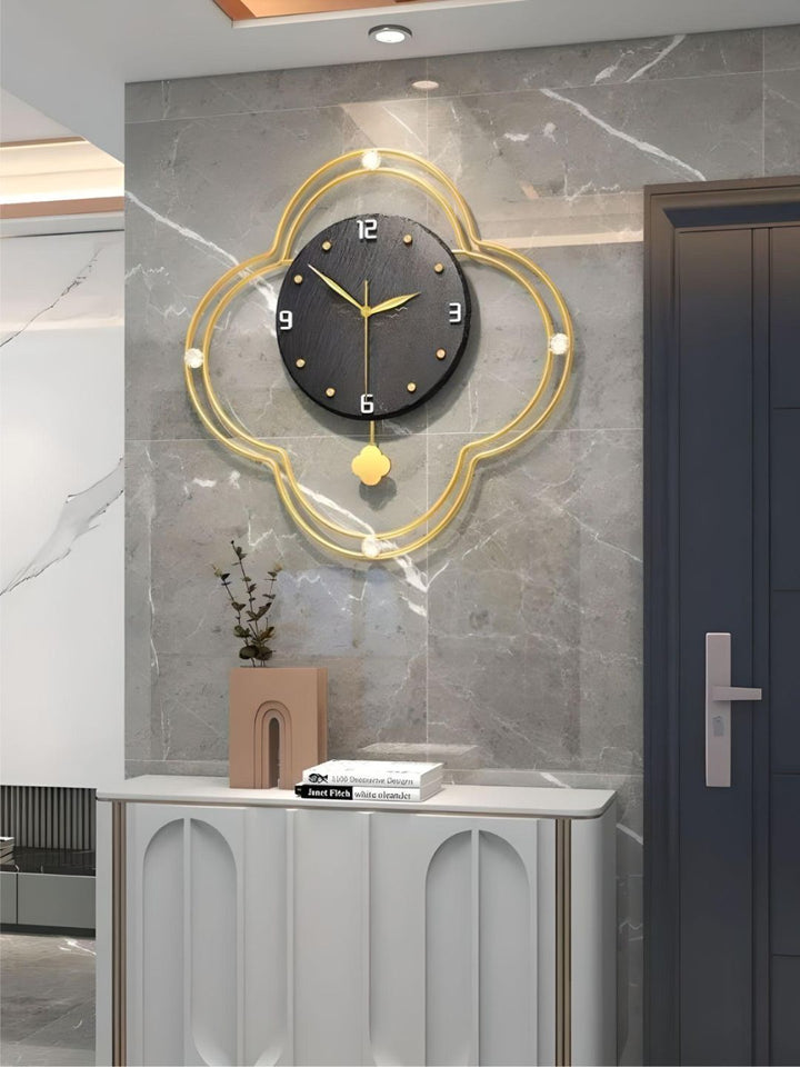 Abstract shaped wall clock