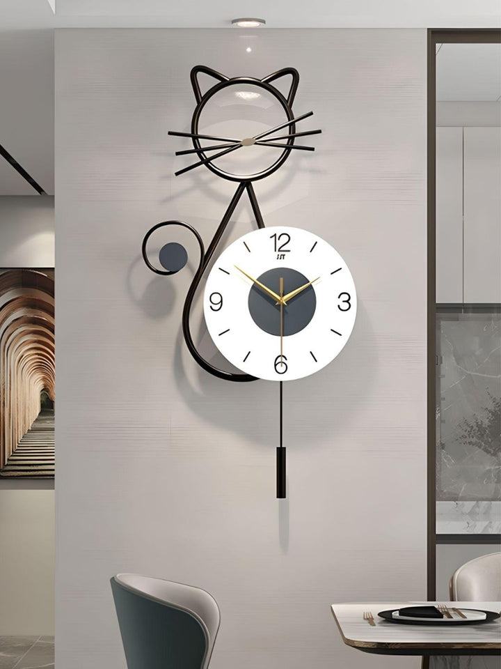 Abstract shaped wall clock