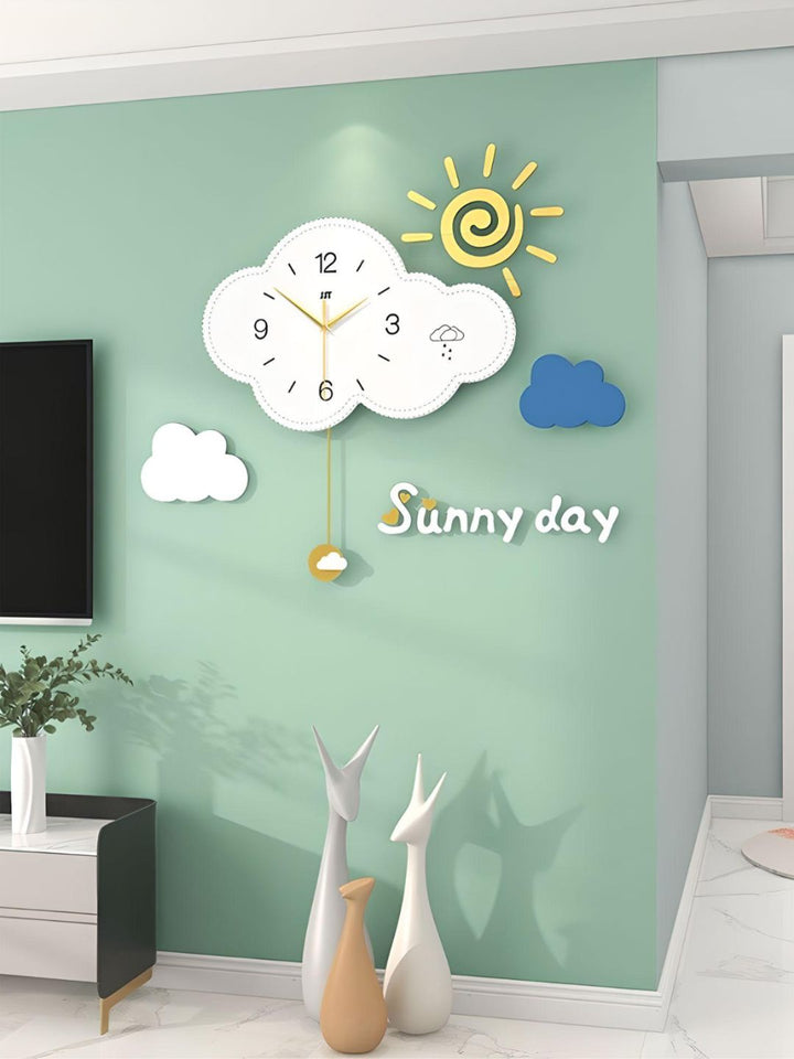 Abstract shaped wall clock