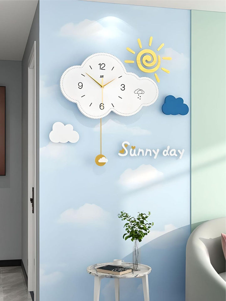Abstract shaped wall clock