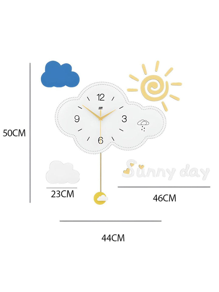 Abstract shaped wall clock