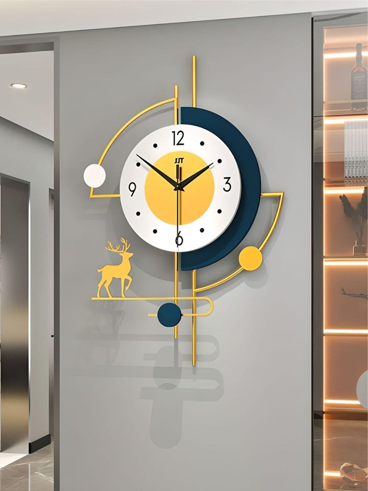 Abstract shaped wall clock