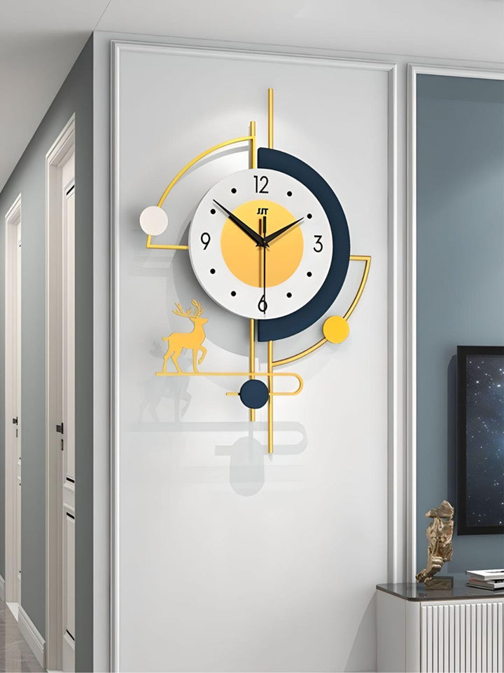 Abstract shaped wall clock