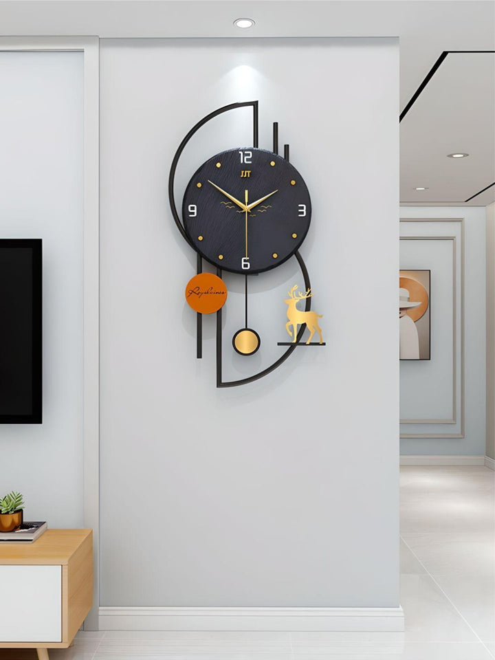 Abstract shaped wall clock