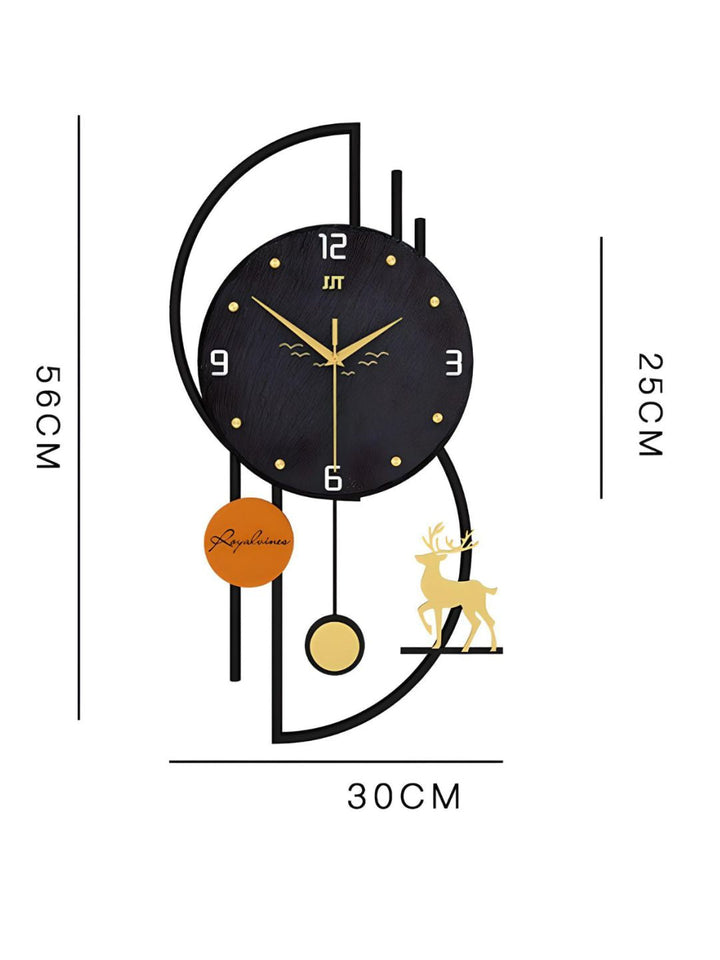 Abstract shaped wall clock