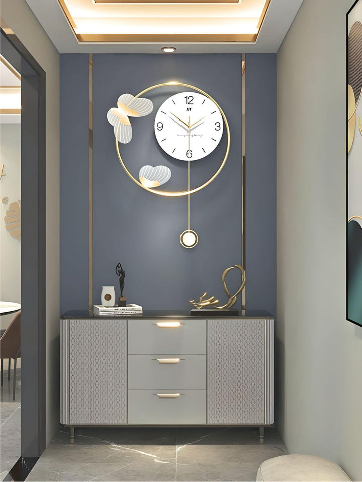 Abstract shaped wall clock