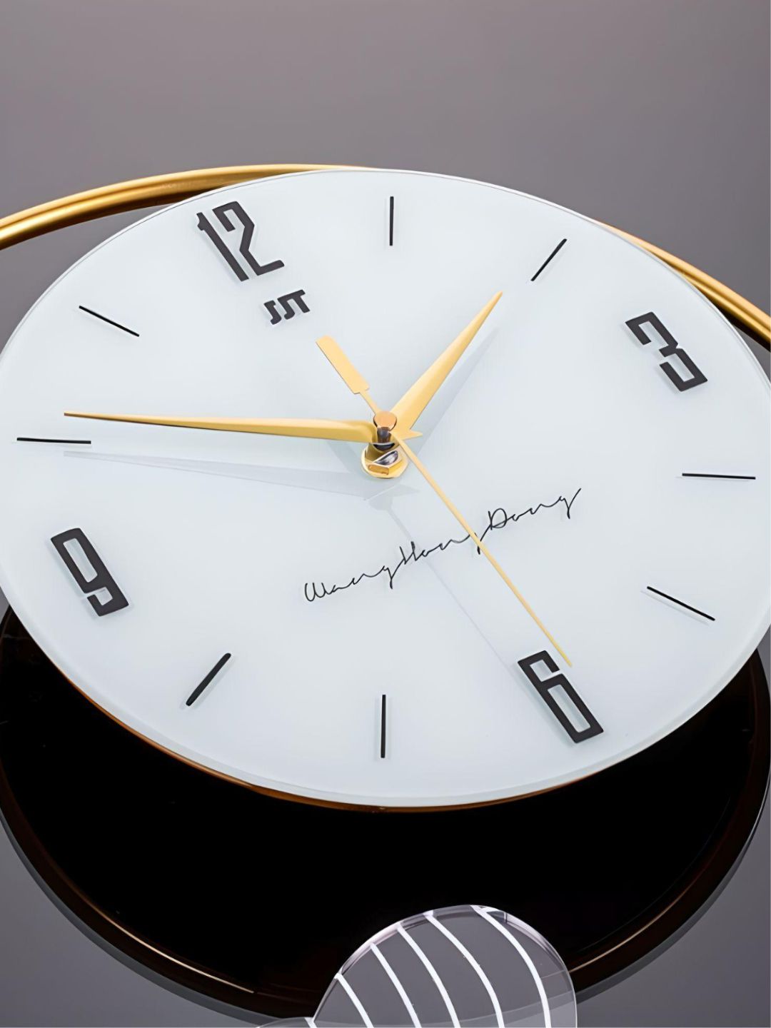 Abstract shaped wall clock