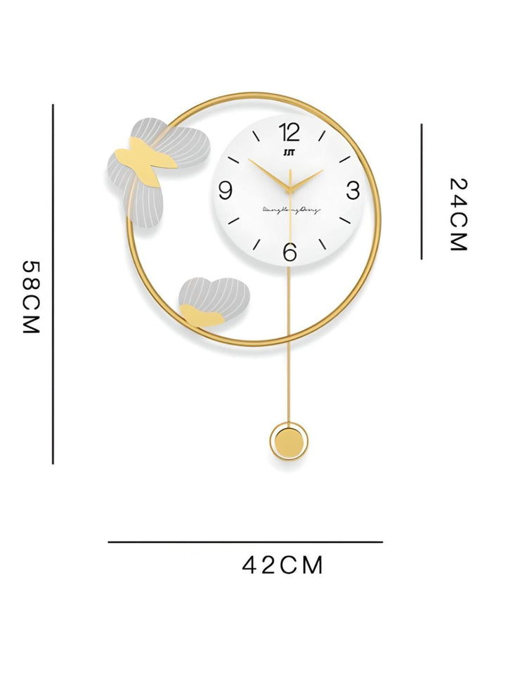 Abstract shaped wall clock