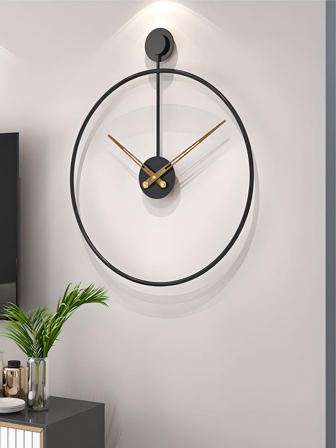 Abstract shaped wall clock