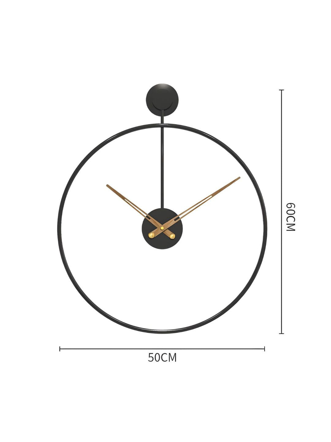 Abstract shaped wall clock