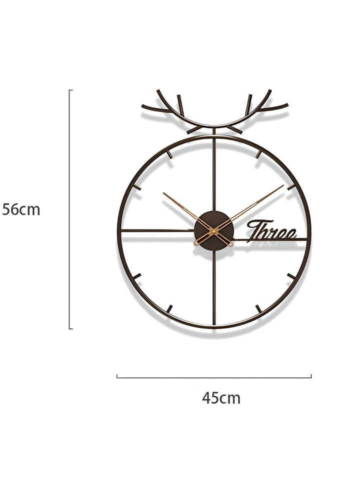 Abstract shaped wall clock
