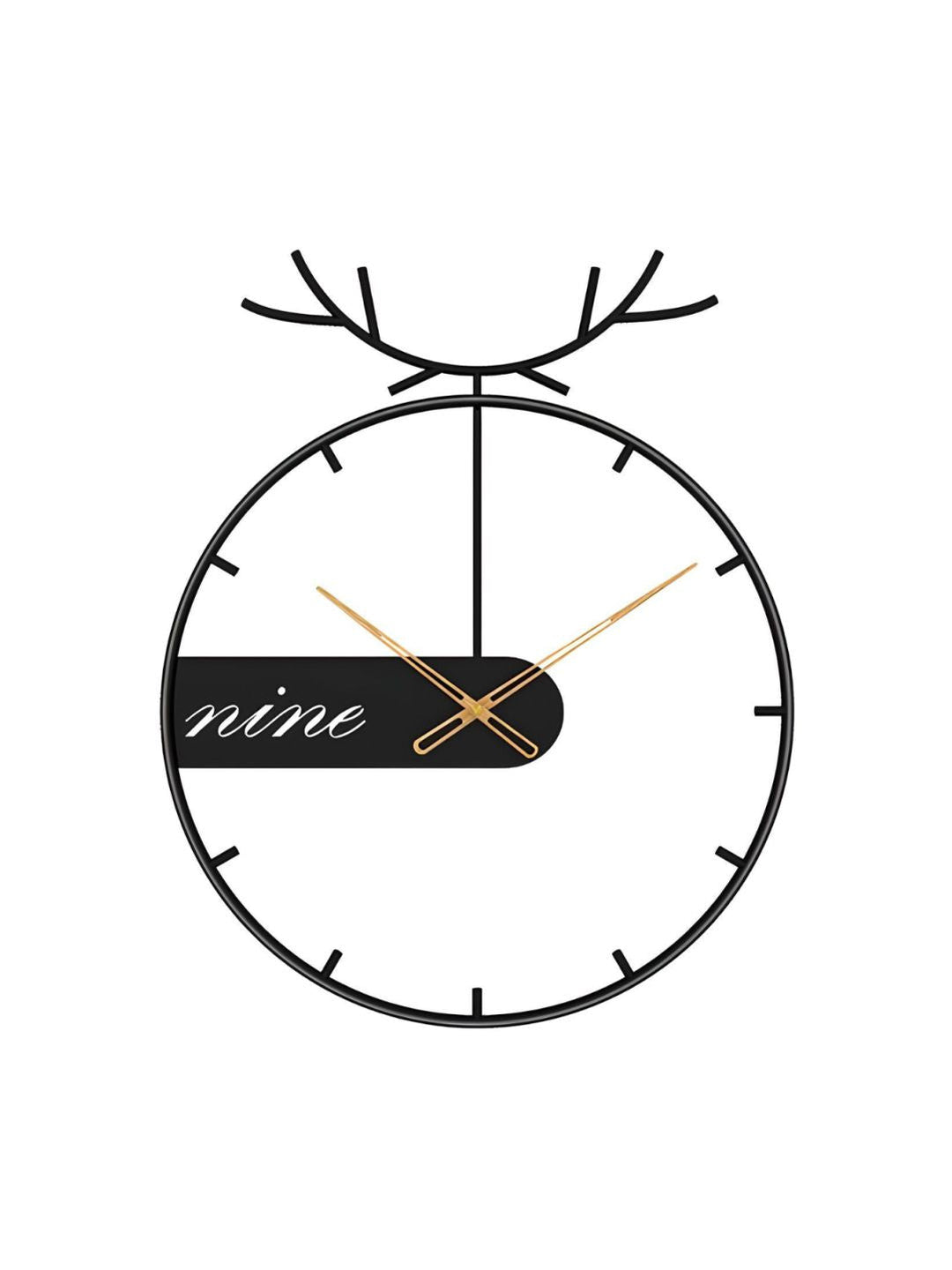 Abstract shaped wall clock