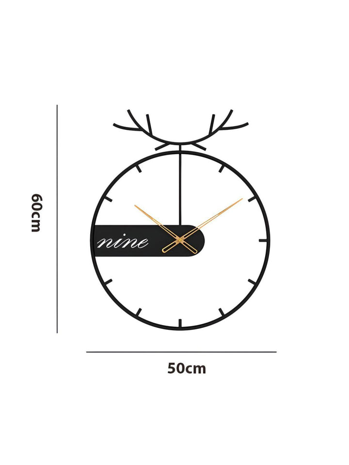 Abstract shaped wall clock
