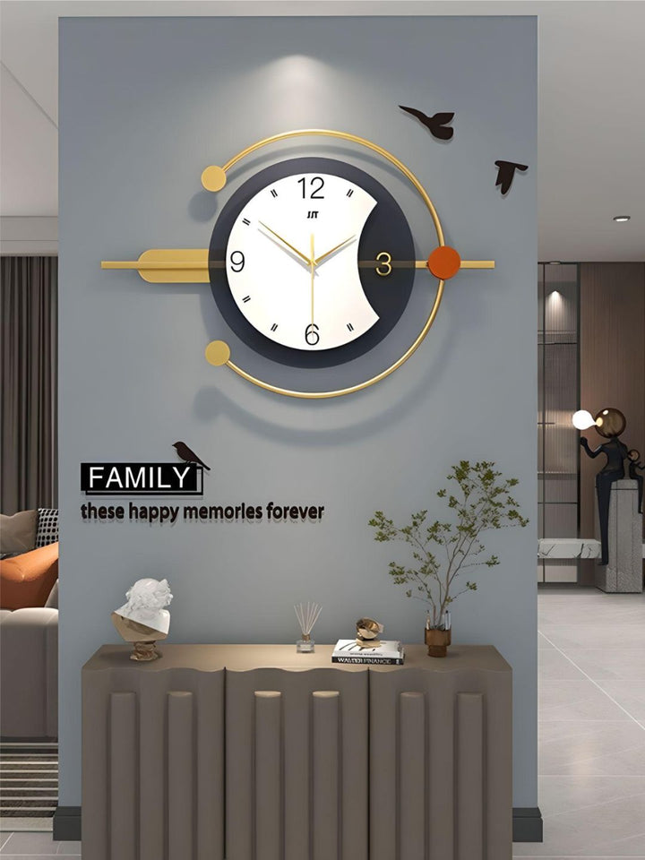 Abstract shaped wall clock