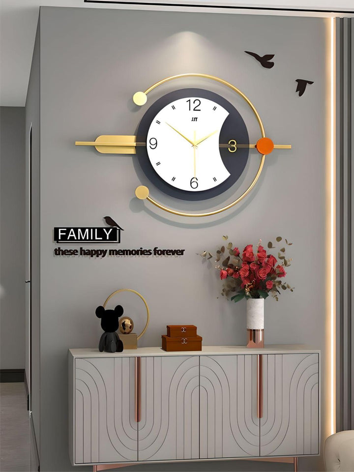 Abstract shaped wall clock
