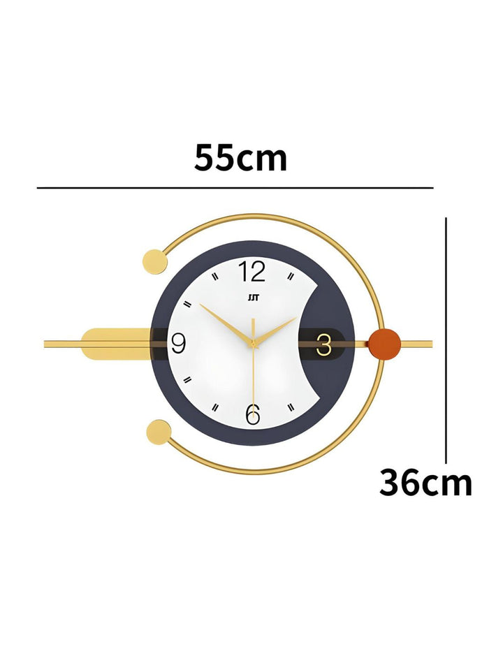 Abstract shaped wall clock