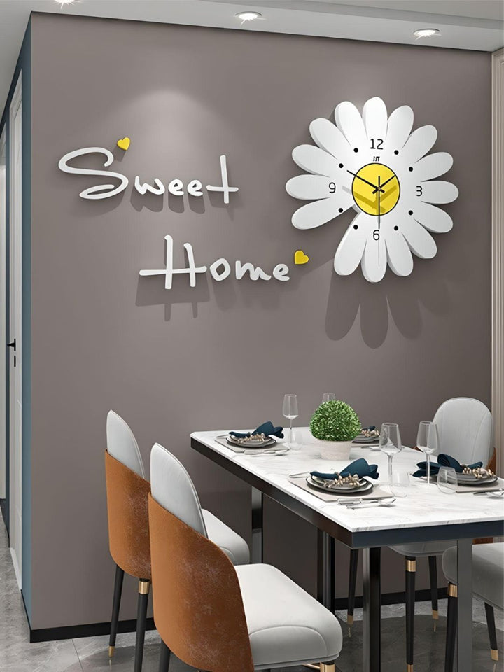 Abstract shaped wall clock