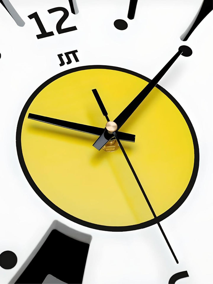 Abstract shaped wall clock