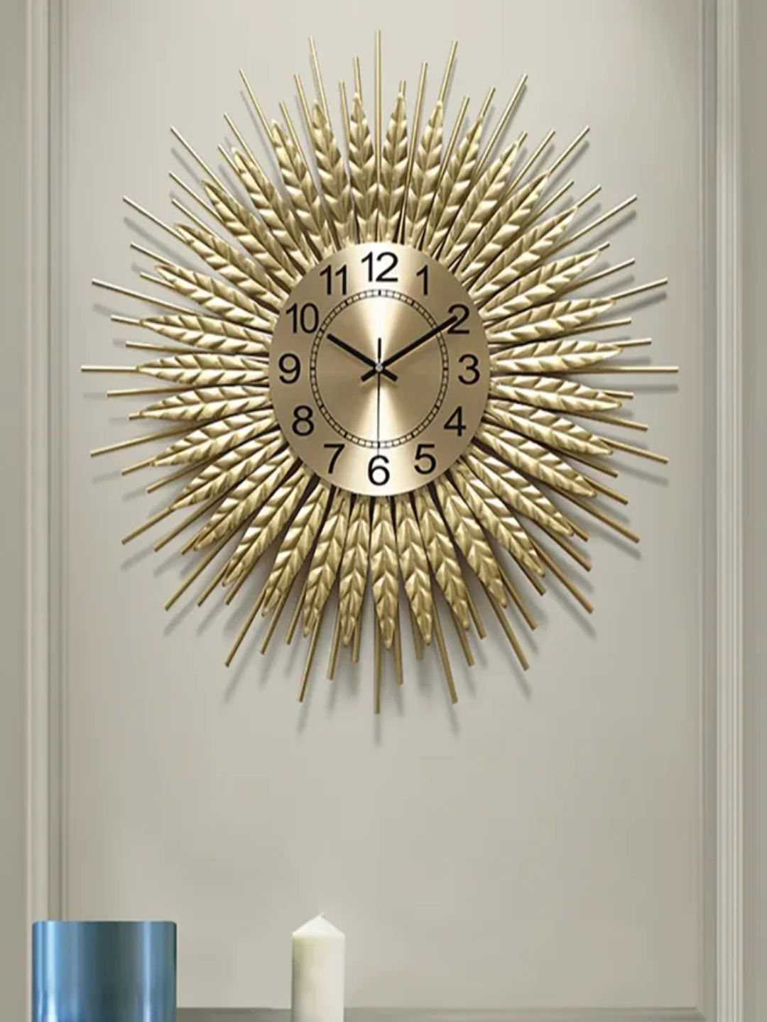 Abstract shaped wall clock