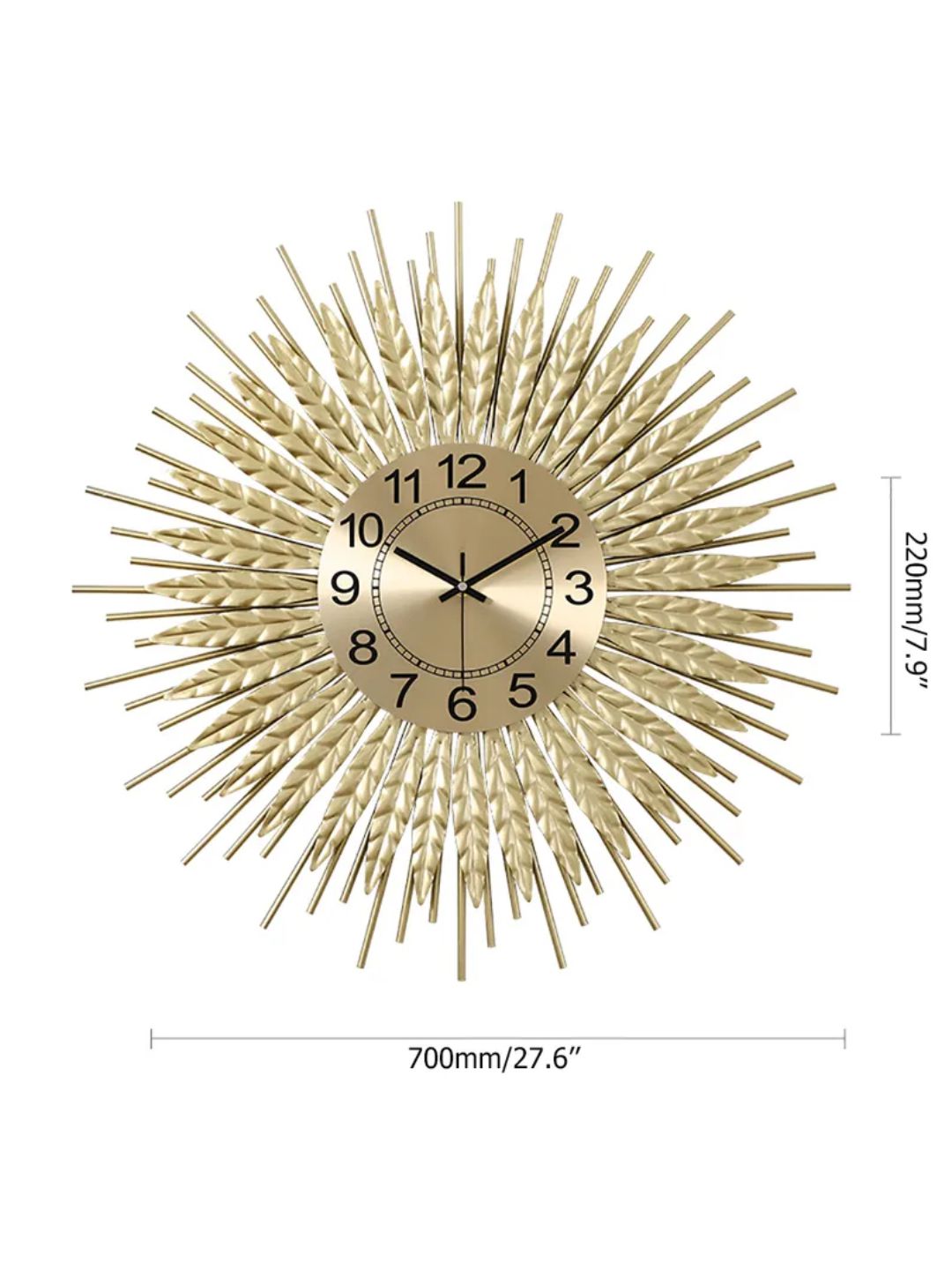 Abstract shaped wall clock