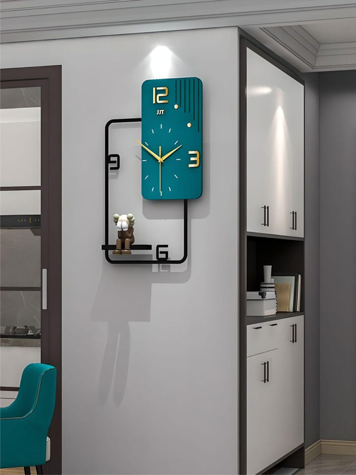 Abstract shaped wall clock