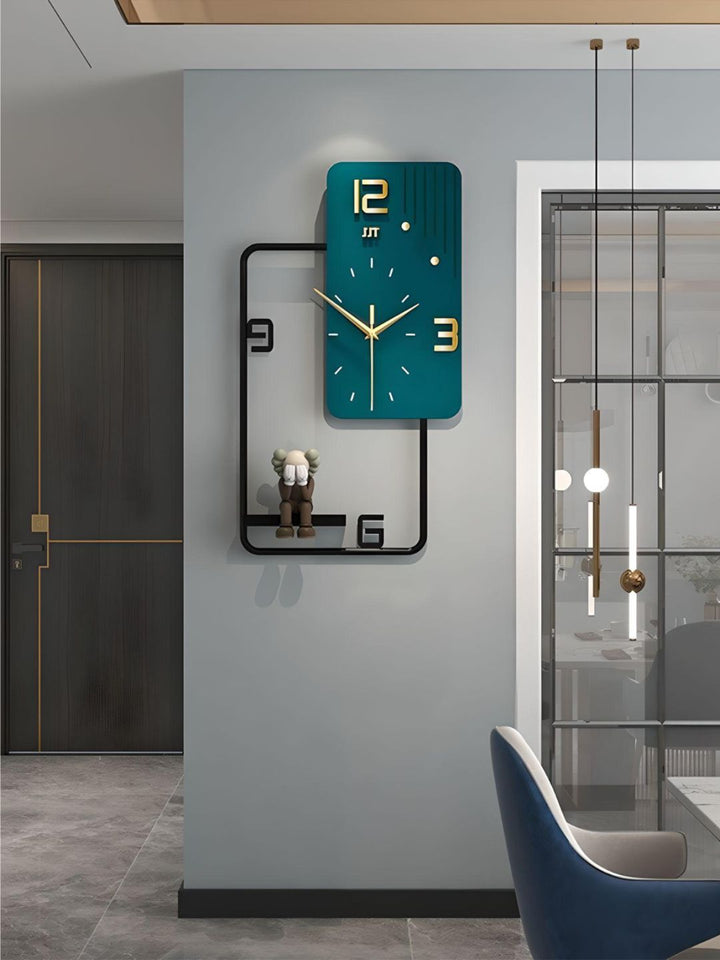Abstract shaped wall clock