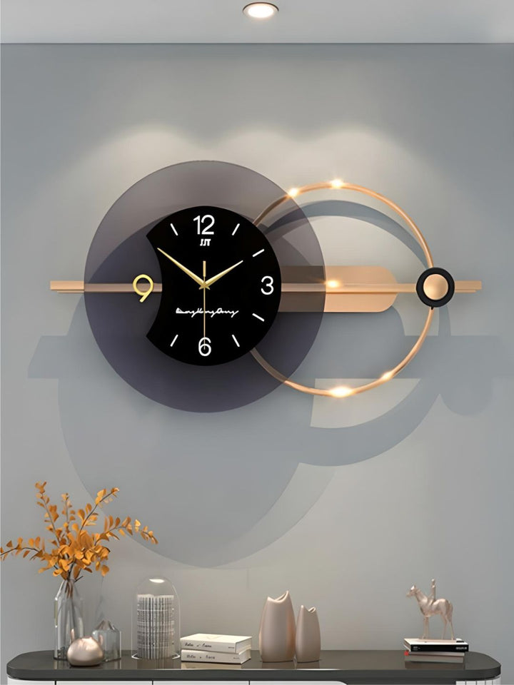 Abstract shaped wall clock