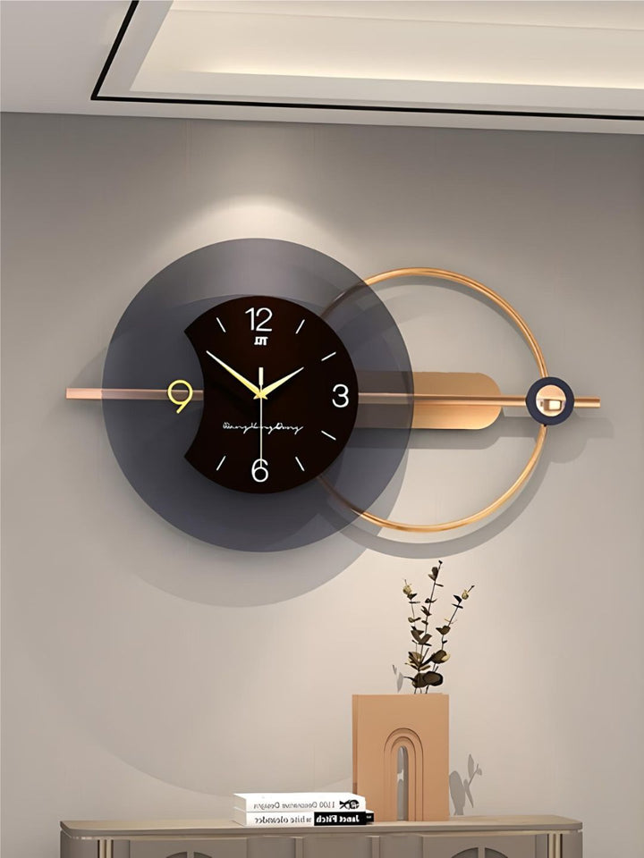 Abstract shaped wall clock