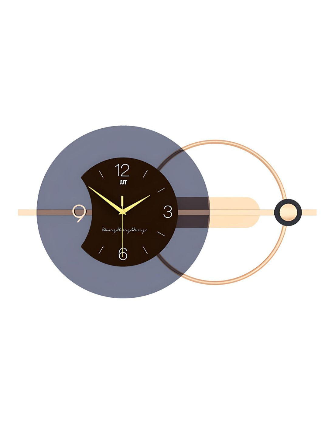 Abstract shaped wall clock