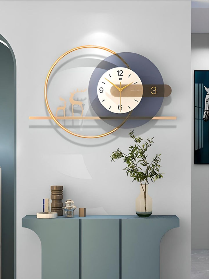 Abstract shaped wall clock