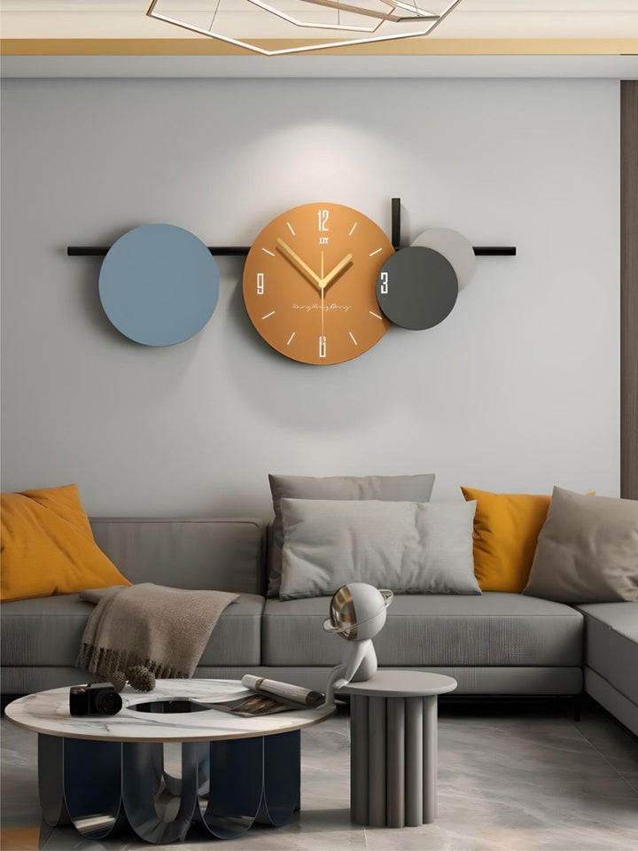 Abstract shaped wall clock