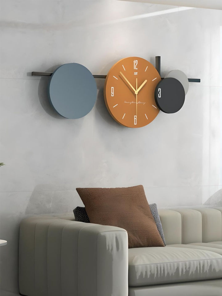 Abstract shaped wall clock