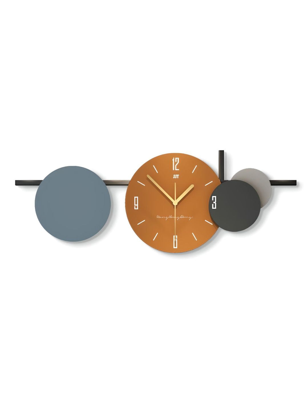 Abstract shaped wall clock