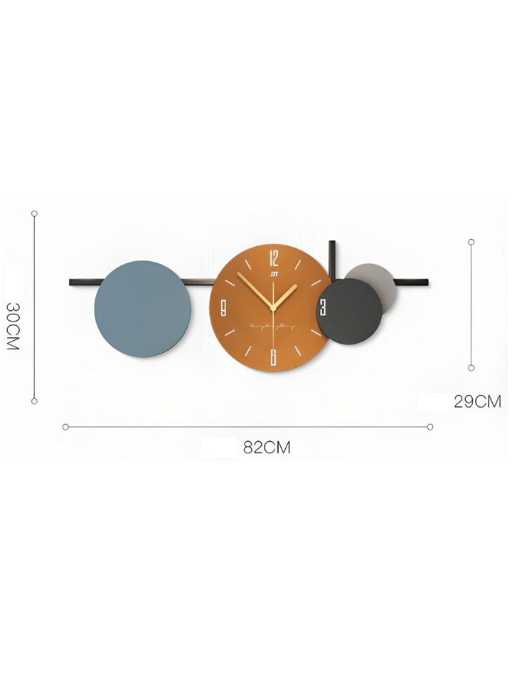 Abstract shaped wall clock