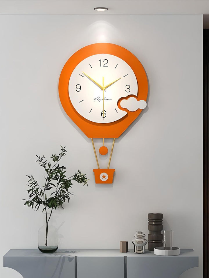 Abstract shaped wall clock