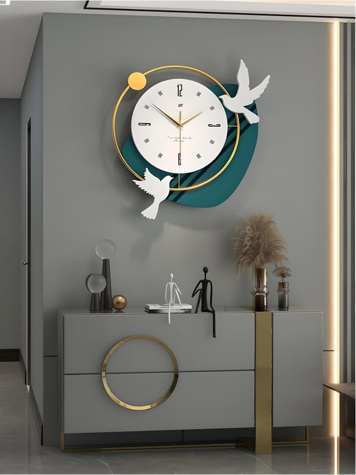 Abstract shaped wall clock