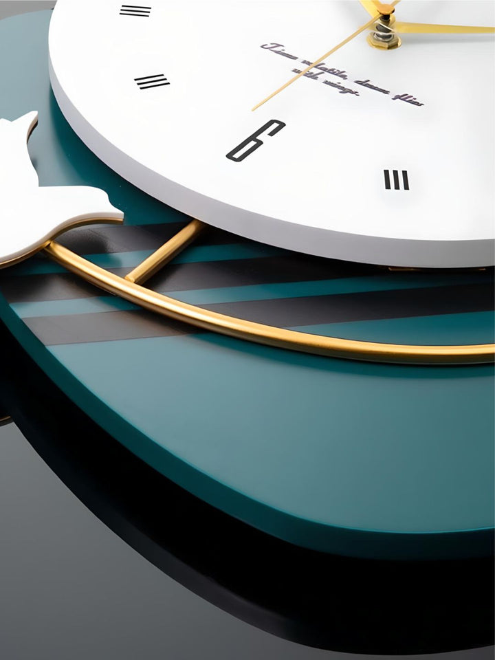 Abstract shaped wall clock