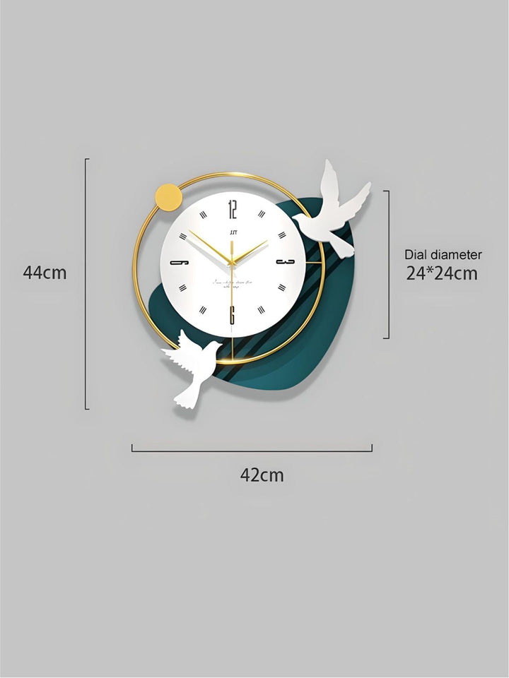 Abstract shaped wall clock