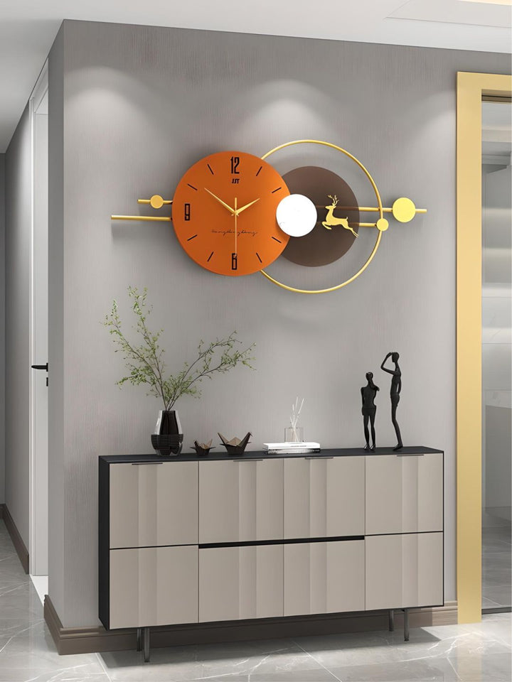 Abstract shaped wall clock