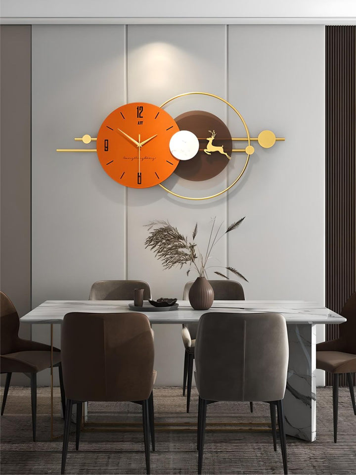 Abstract shaped wall clock