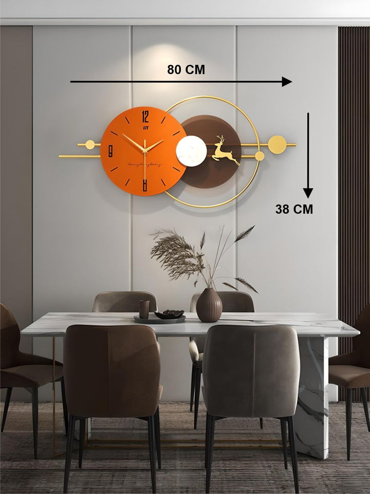 Abstract shaped wall clock