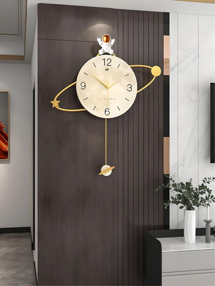 Abstract shaped wall clock
