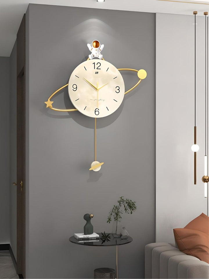 Abstract shaped wall clock