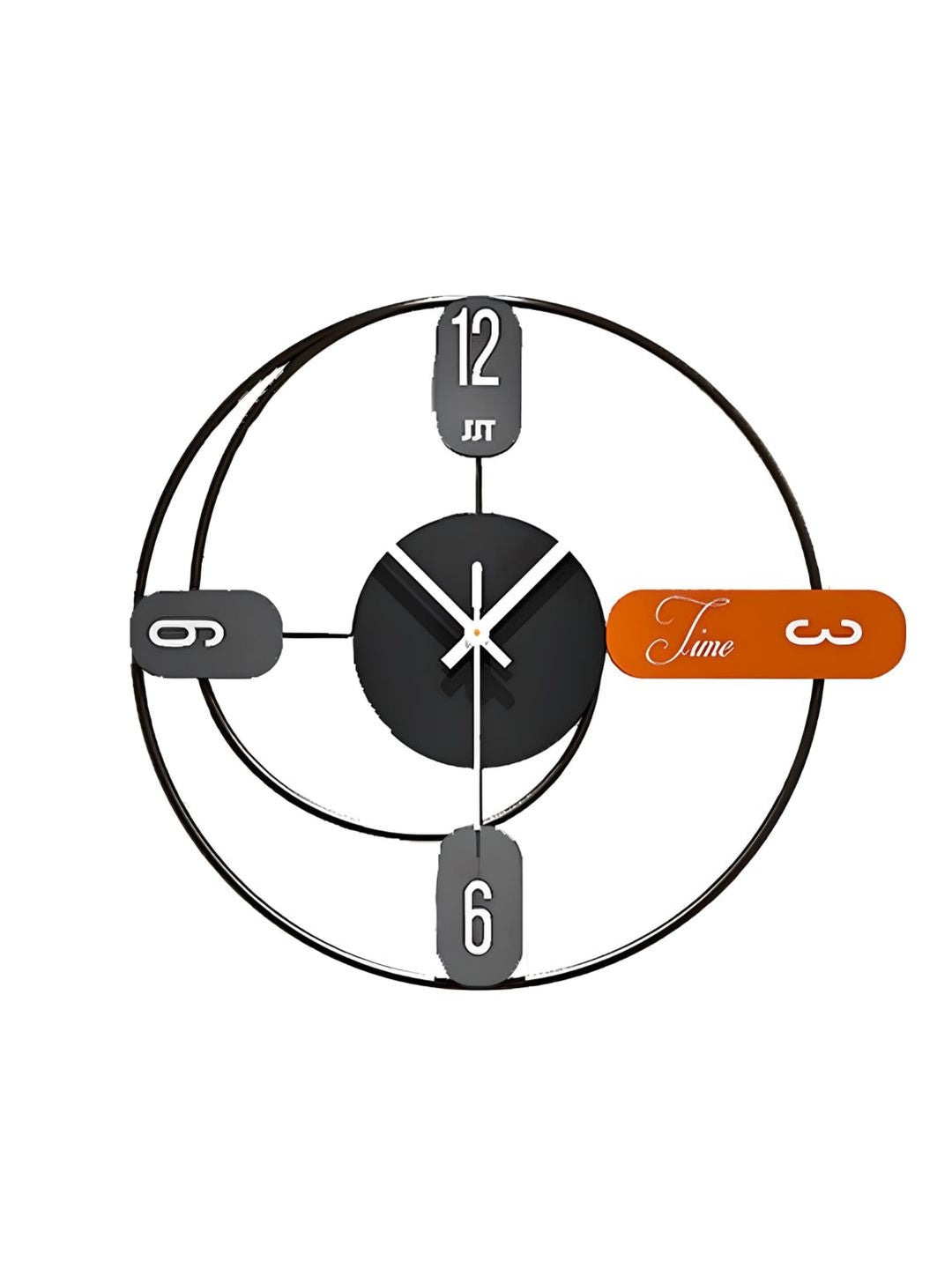 Abstract shaped wall clock