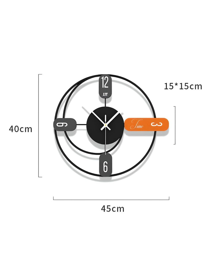 Abstract shaped wall clock