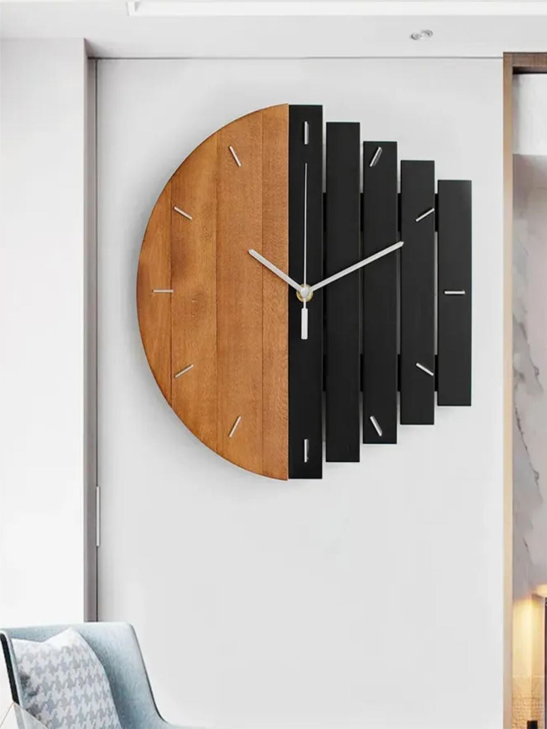 Abstract shaped wall clock