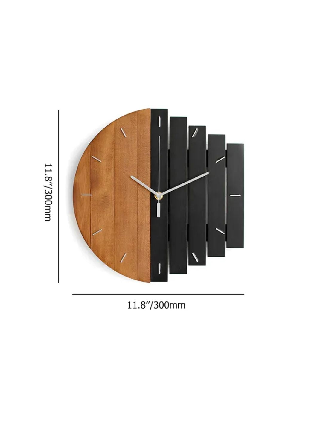 Abstract shaped wall clock