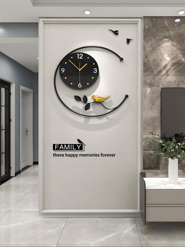 Abstract shaped wall clock