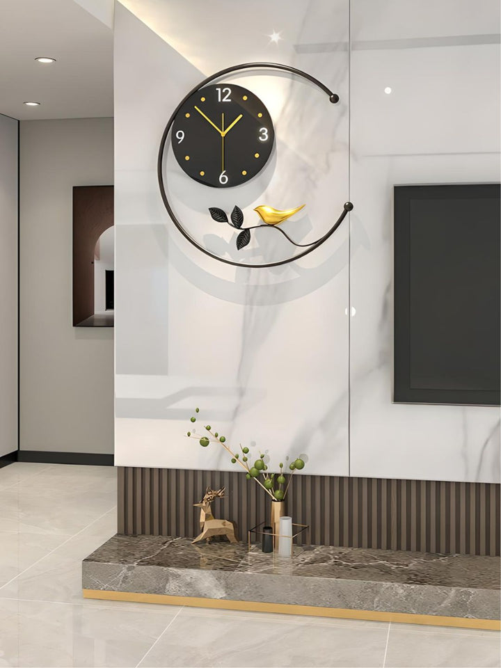 Abstract shaped wall clock
